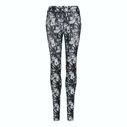WOMEN'S COOL PRINTED LEGGING - Monochrome Madness - colorimageurl
