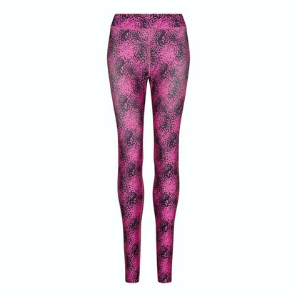 WOMEN'S COOL PRINTED LEGGING - Speckled Pink - colorimageurl