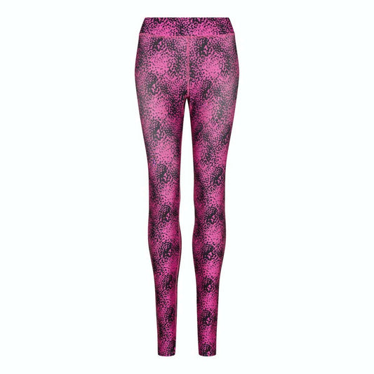 WOMEN'S COOL PRINTED LEGGING - Speckled Pink - colorimageurl