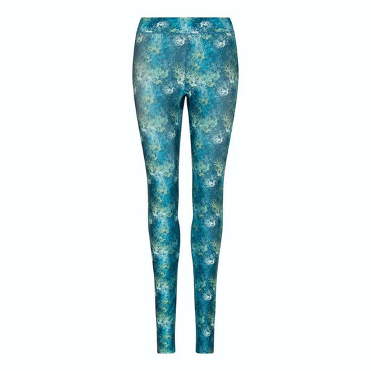 WOMEN'S COOL PRINTED LEGGING - Tropical Reef - colorimageurl