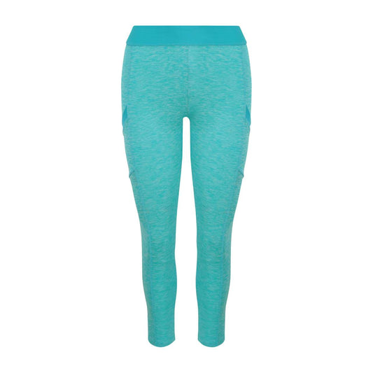 GIRLIE COOL DYNAMIC LEGGINGS - Ocean Melange/Ocean - colorimageurl
