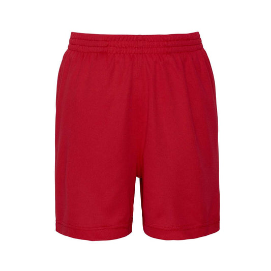 KIDS COOL SHORT - Fire Red - colorimageurl