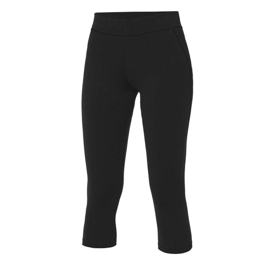 WOMEN'S COOL CAPRI - Jet Black/Purple - colorimageurl