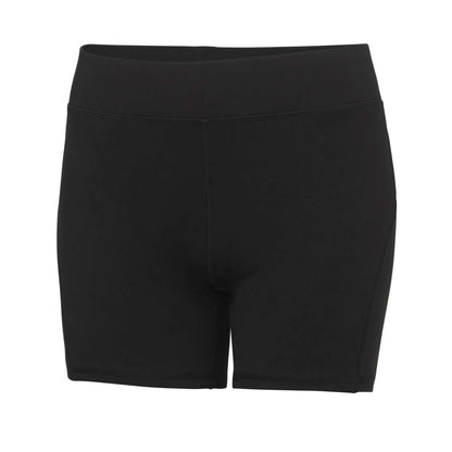 WOMEN'S COOL TRAINING SHORTS - Jet Black - colorimageurl