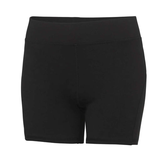 WOMEN'S COOL TRAINING SHORTS - Jet Black - colorimageurl