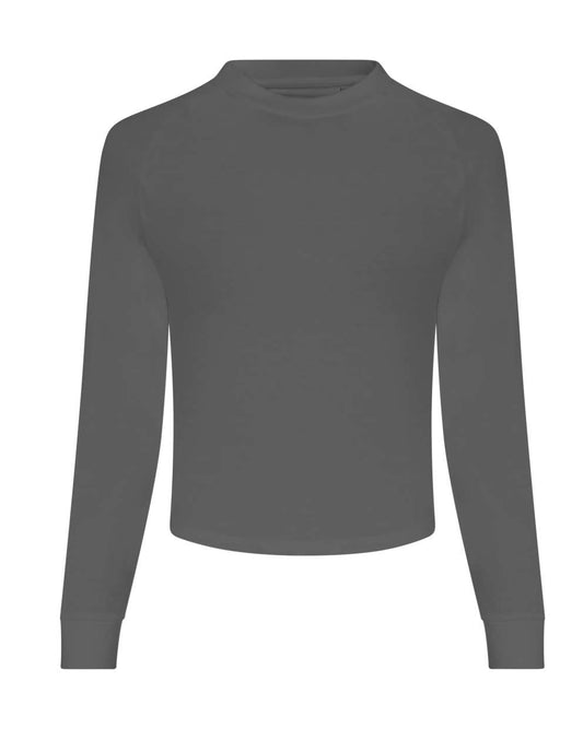 WOMEN'S CROSS BACK T - Iron Grey - colorimageurl