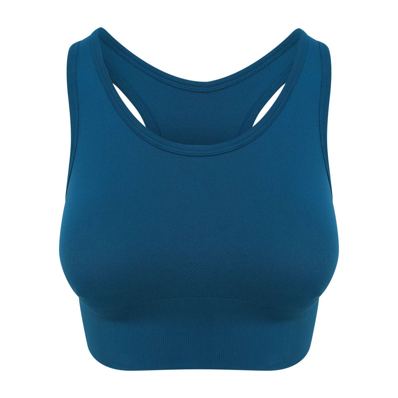 WOMEN'S COOL SEAMLESS CROP TOP - Jet Black - modelimageurl