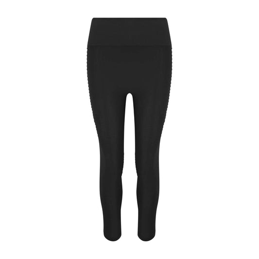 WOMEN'S COOL SEAMLESS LEGGING - Jet Black - colorimageurl