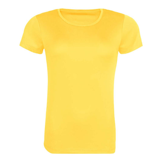 WOMEN'S RECYCLED COOL T - Sun Yellow - colorimageurl