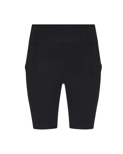 WOMEN'S RECYCLED TECH SHORTS - Jet Black - colorimageurl