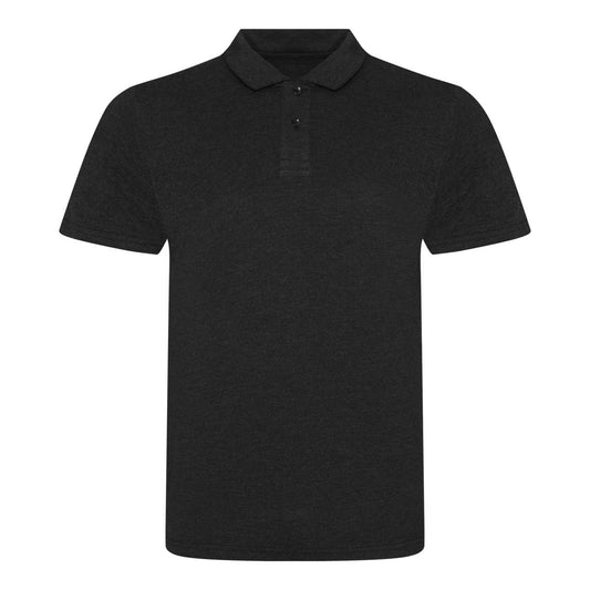 TRI-BLEND POLO - Heather Black - colorimageurl