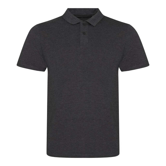 TRI-BLEND POLO - Heather Charcoal - colorimageurl