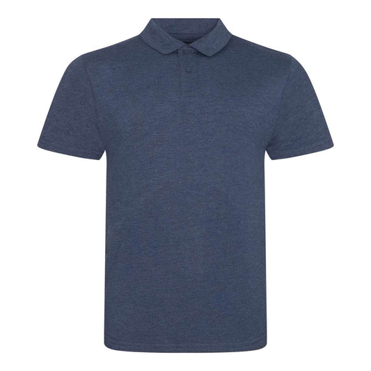 TRI-BLEND POLO - Heather Navy - colorimageurl