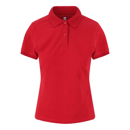 WOMEN'S STRETCH POLO - Black - modelimageurl