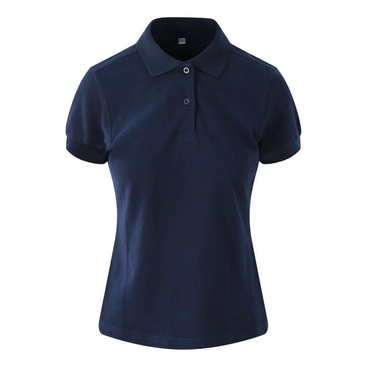 WOMEN'S STRETCH POLO - Navy - colorimageurl