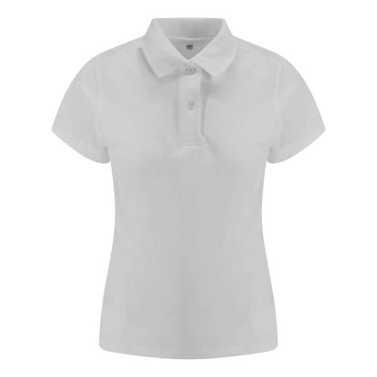 WOMEN'S STRETCH POLO - White - colorimageurl