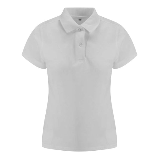 WOMEN'S STRETCH POLO - White - colorimageurl