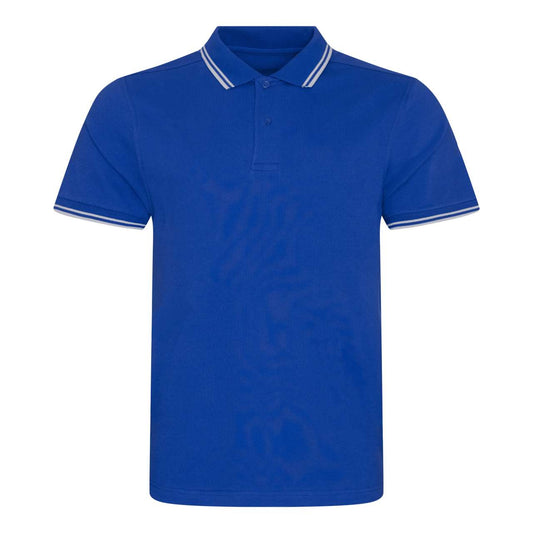STRETCH TIPPED POLO - Royal Blue/White - colorimageurl