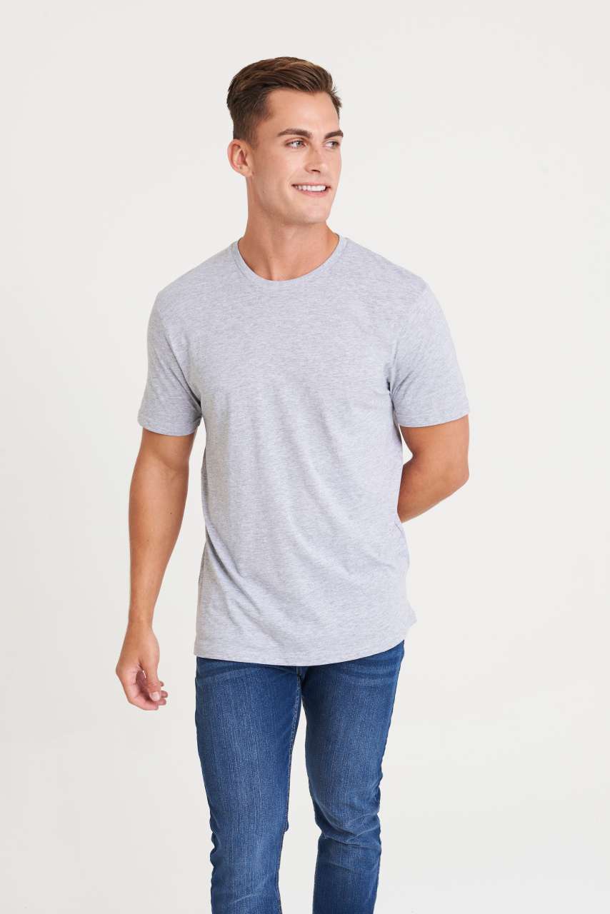 TRI-BLEND T - Heather Charcoal - modelimageurl