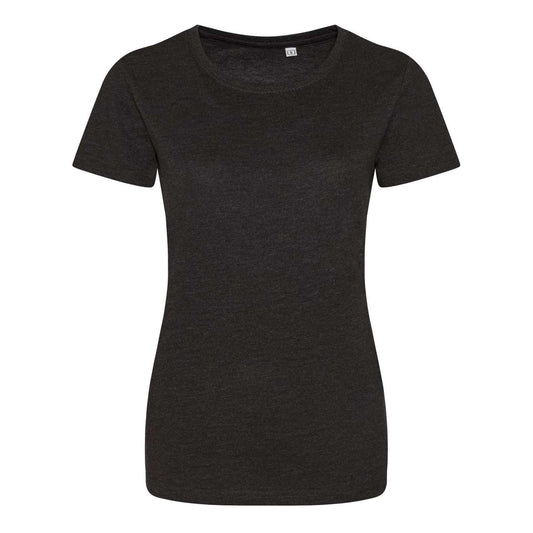 WOMEN'S TRI-BLEND T - Solid Black - colorimageurl