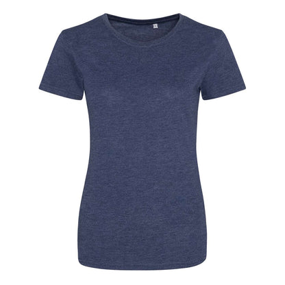 WOMEN'S TRI-BLEND T - Heather Navy - colorimageurl