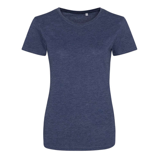 WOMEN'S TRI-BLEND T - Heather Navy - colorimageurl