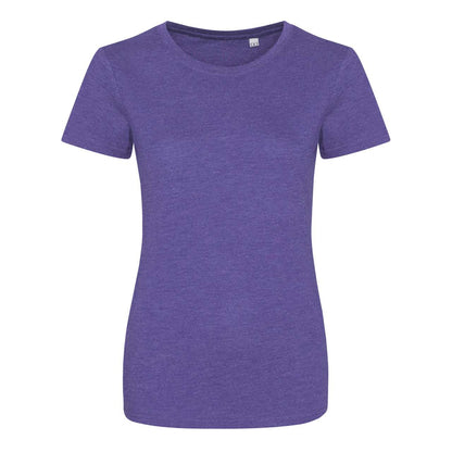 WOMEN'S TRI-BLEND T - Heather Purple - colorimageurl