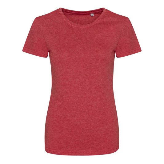 WOMEN'S TRI-BLEND T - Heather Red - colorimageurl