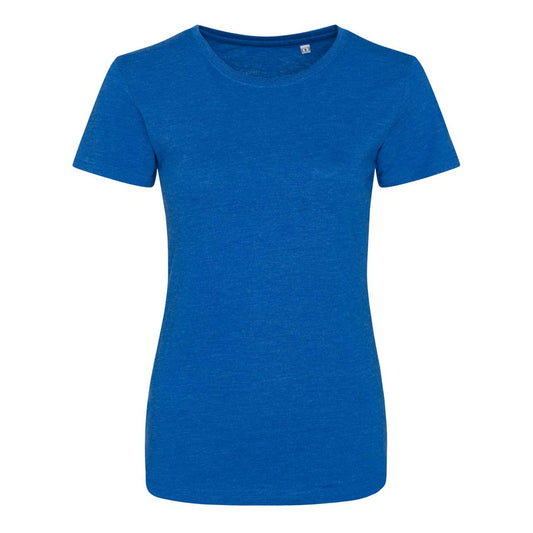 WOMEN'S TRI-BLEND T - Heather Royal - colorimageurl