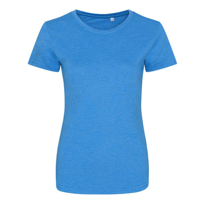 WOMEN'S TRI-BLEND T - Heather Sapphire Blue - colorimageurl