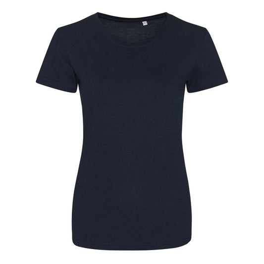 WOMEN'S TRI-BLEND T - Solid Navy - colorimageurl