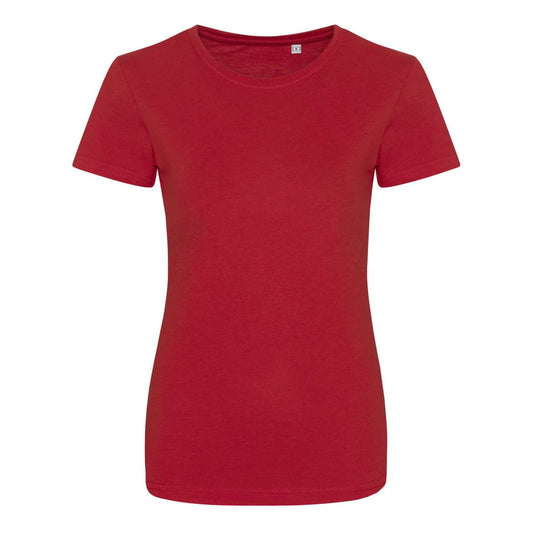 WOMEN'S TRI-BLEND T - Solid Red - colorimageurl