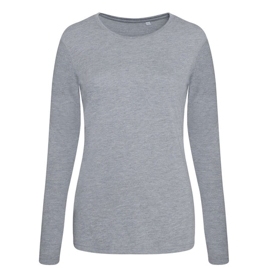 LONG SLEEVE GIRLIE TRI-BLEND T - Heather Grey - colorimageurl
