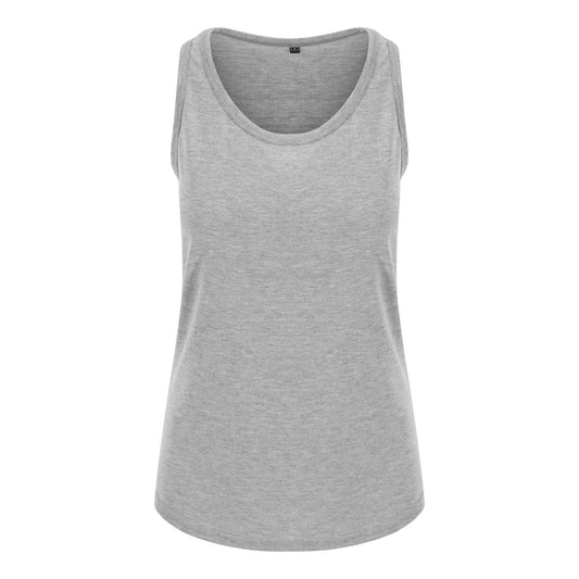 WOMEN'S TRI-BLEND VEST - Heather Grey - colorimageurl