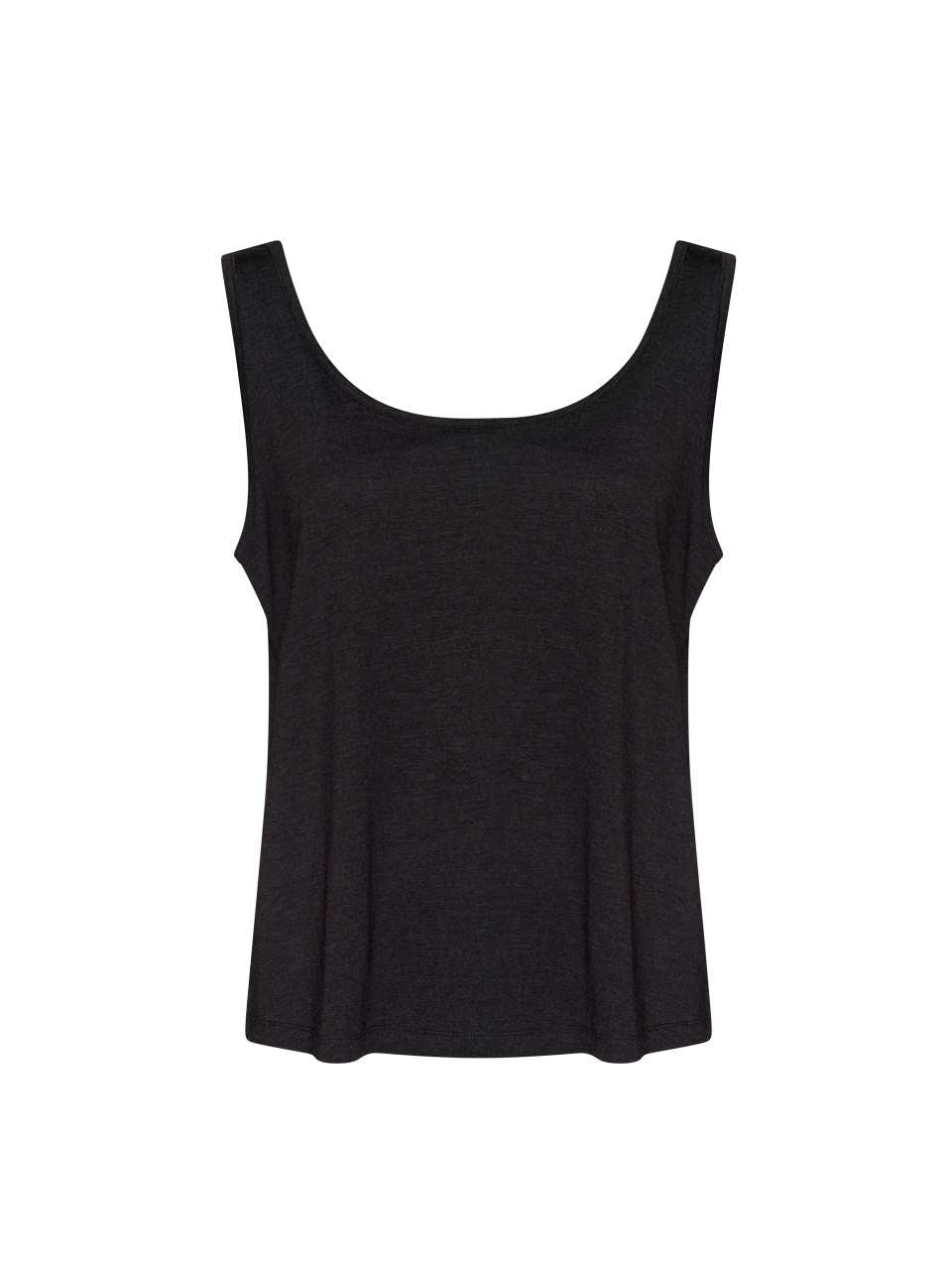 WOMEN'S TANK TOP - Heather Black - colorimageurl