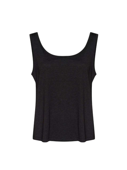 WOMEN'S TANK TOP - Heather Black - colorimageurl