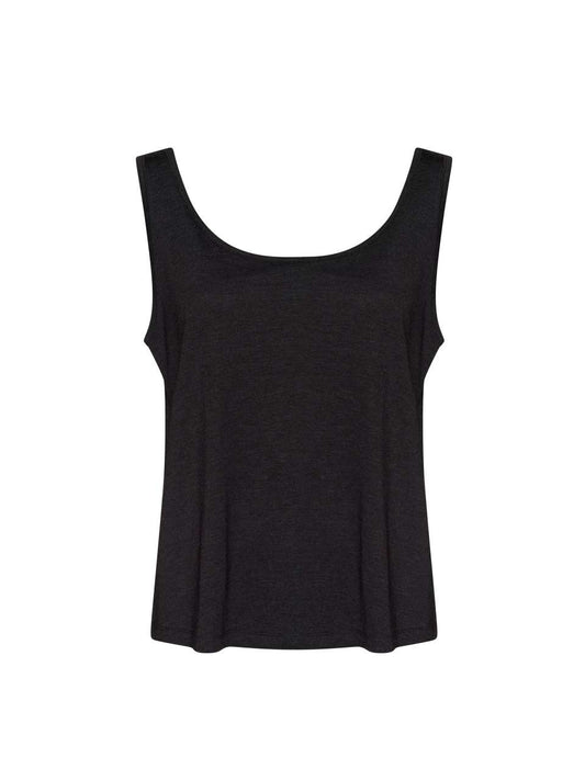 WOMEN'S TANK TOP - Heather Black - colorimageurl