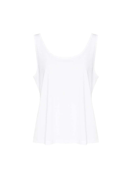 WOMEN'S TANK TOP - Solid White - colorimageurl