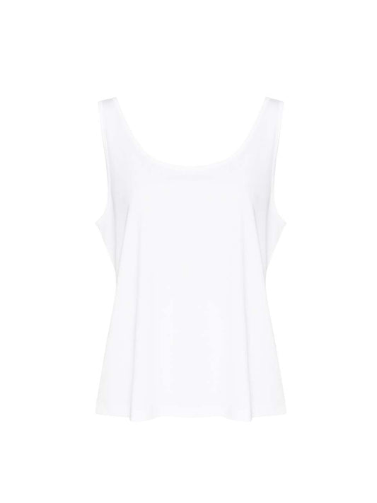 WOMEN'S TANK TOP - Solid White - colorimageurl