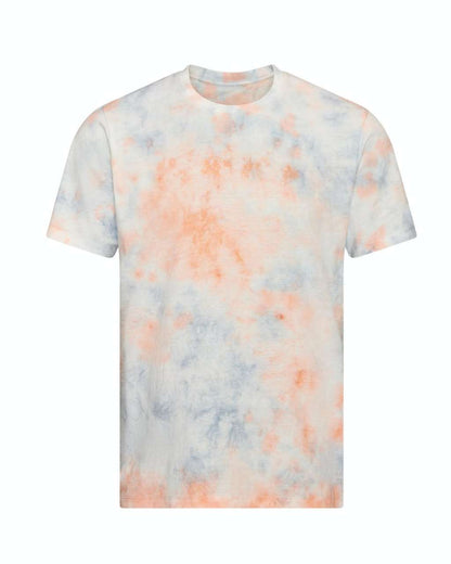 TIE-DYE T - Grey Pink Marble - colorimageurl