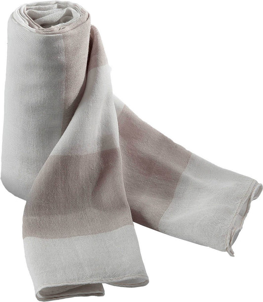 CHECHE SCARF - Beige/White - Main