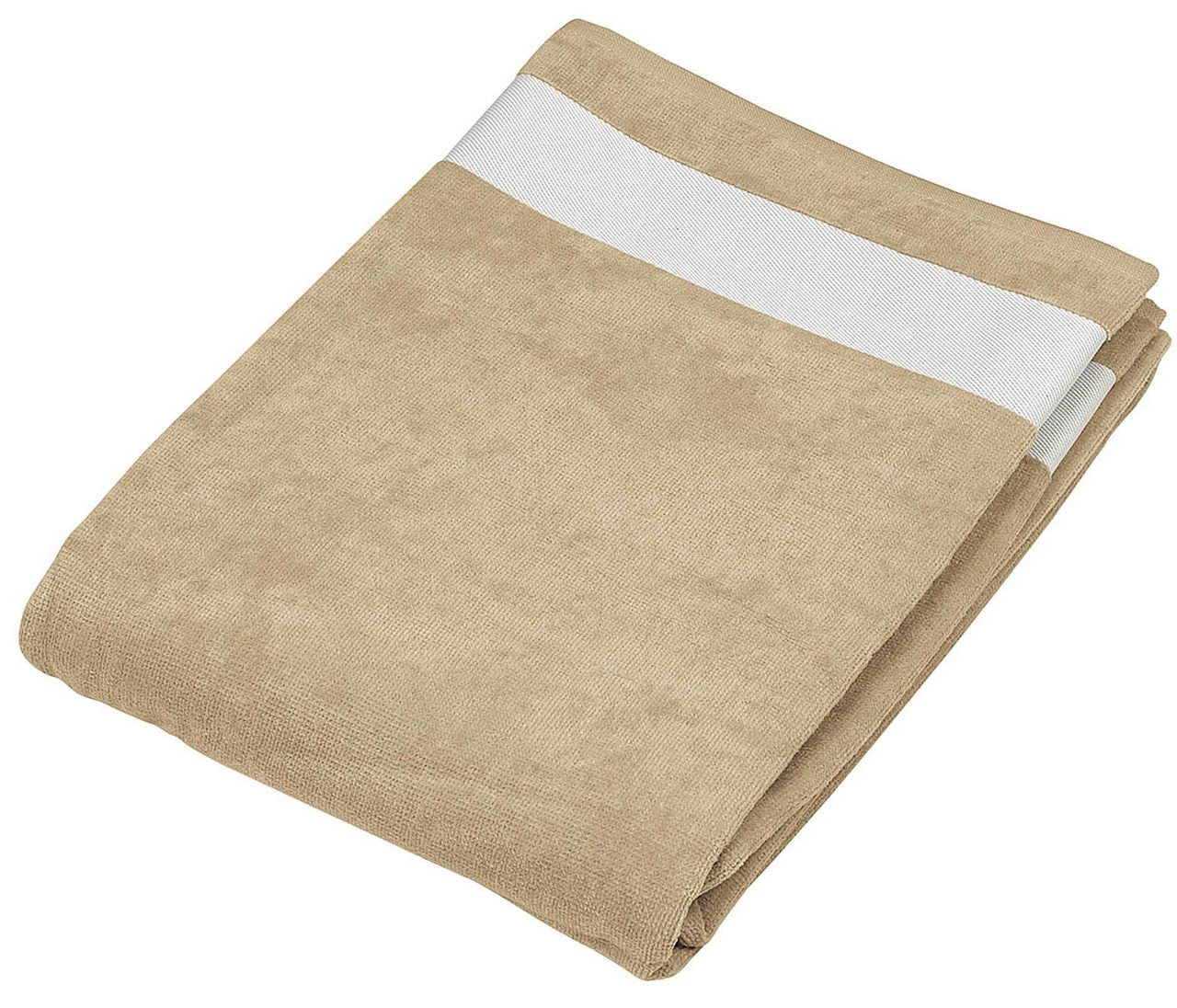 BEACH TOWEL - Beige/White - Main