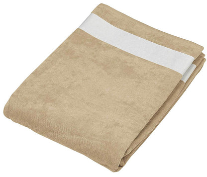 BEACH TOWEL - Beige/White - Main