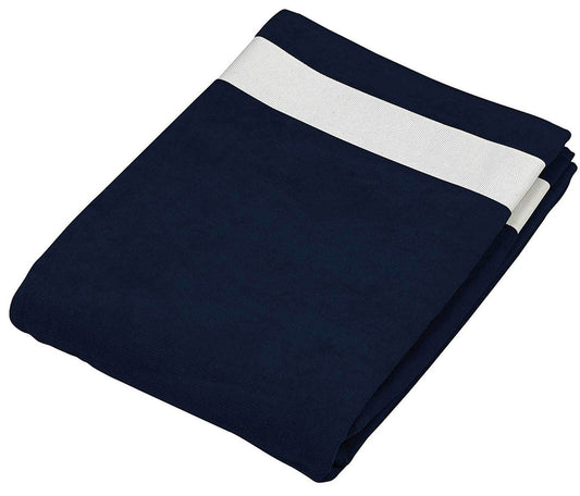 BEACH TOWEL - Navy/White - Main