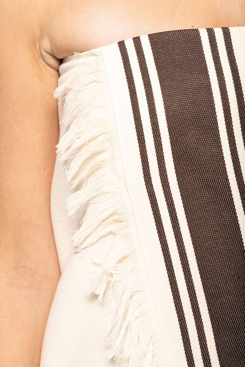 FOUTA TOWEL - Natural/Chocolate - Additional