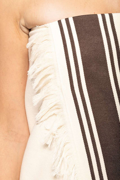 FOUTA TOWEL - Natural/Chocolate - Additional