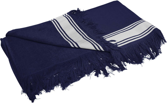FOUTA TOWEL - Navy/White - Main