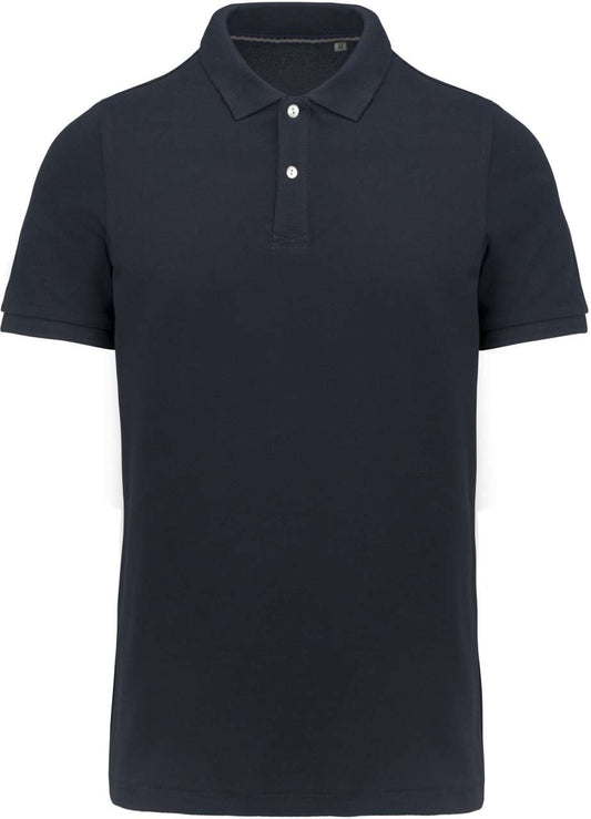 MEN'S SUPIMA® SHORT SLEEVE POLO SHIRT - Navy - colorimageurl