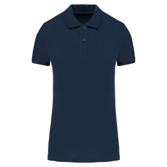 LADIES' ORGANIC 180 PIQUÉ POLO SHIRT - Navy - colorimageurl