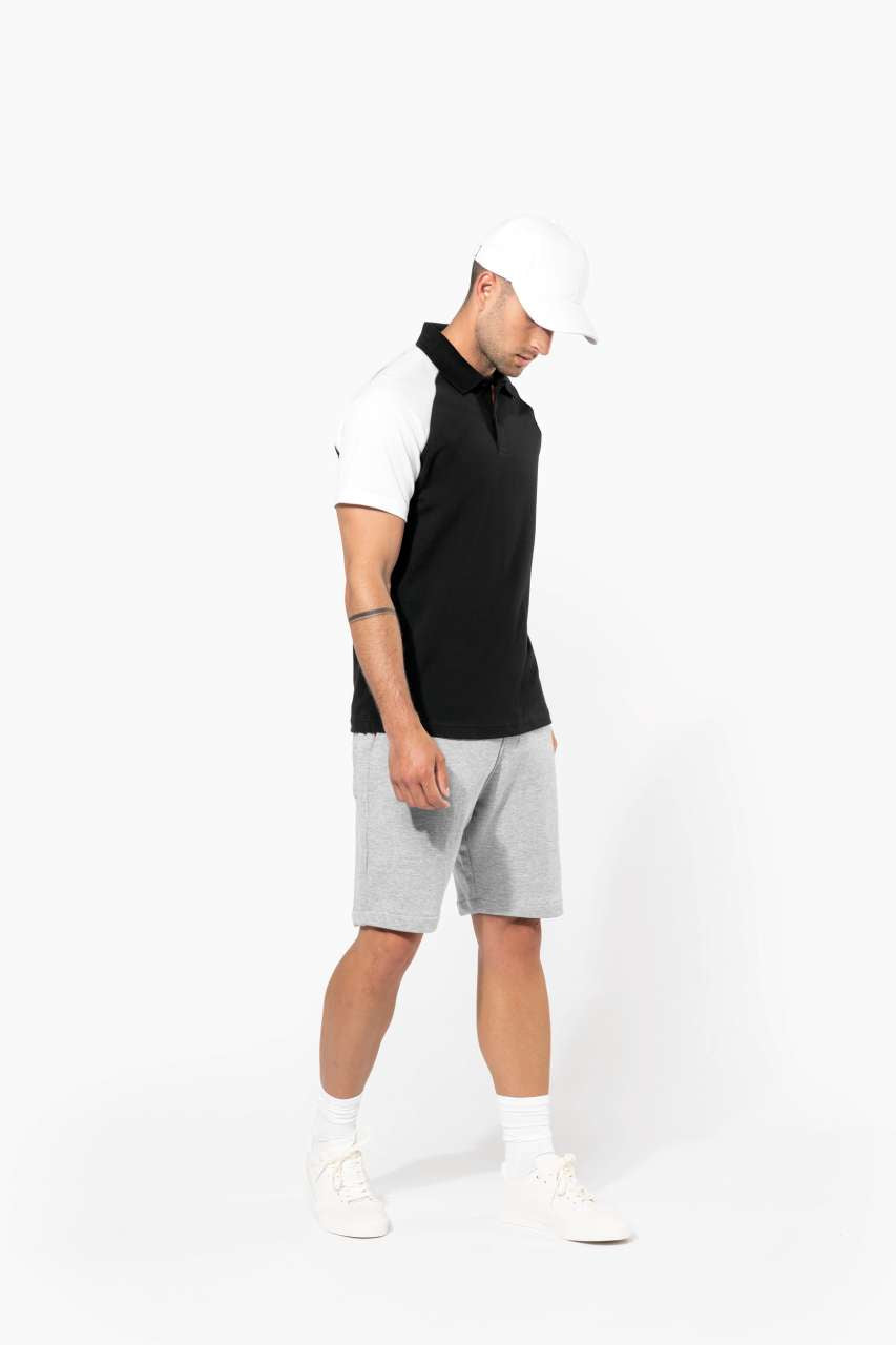 BASEBALL - SHORT-SLEEVED POLO SHIRT - Black/Red - Additional